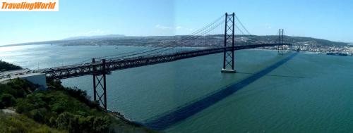 Portugal: web-518PANO2Bruecke / Diese Brücke führt nach ...