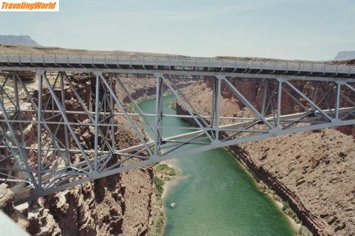 USA: Marble Canyon Brücke / 5. Tag: Marble Canyon - Foto von der alten Brücke zur neuen