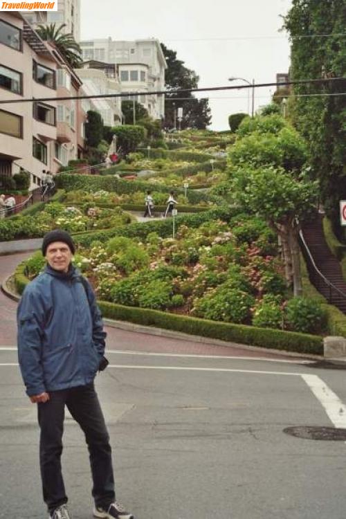 USA: Lombard_Ernst / San Francisco: Lombard Street - Freitag vormittags