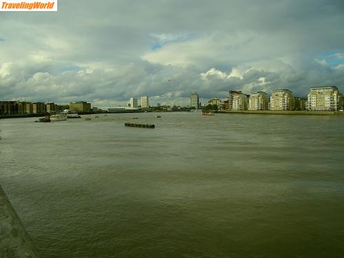 Grobritannien: CIMG4803 / Blick von Greenwich auf die Themse