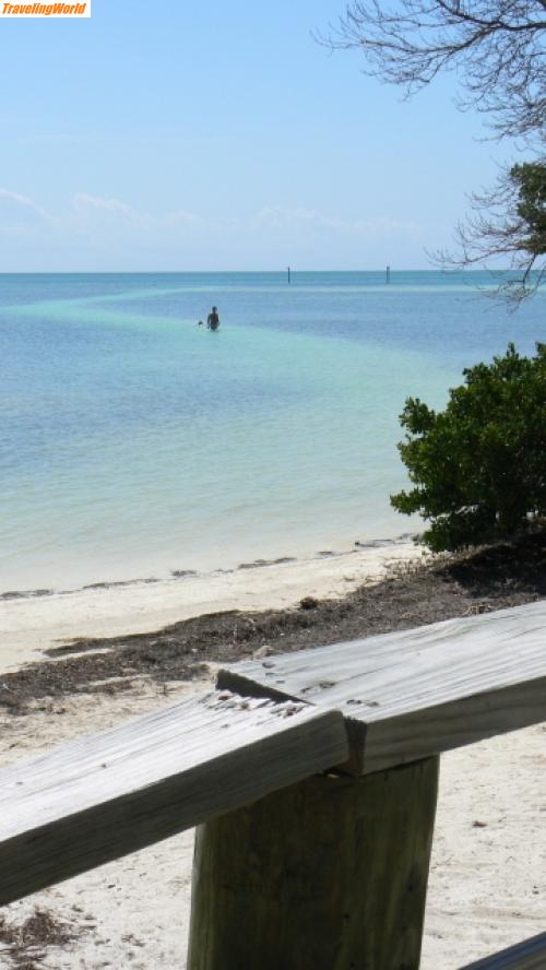 USA: annesbeach / Anne\'s Beach am Weg zurueck von Key West zu den Everglades