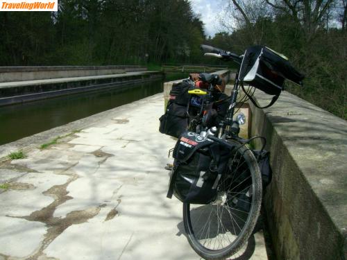 Deutschland: Fahrradtour pro Organspende 2008 064 / 25.04.2008 Ludwigskanal.