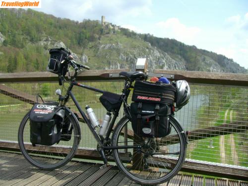 Deutschland: Fahrradtour pro Organspende 2008 073 / 26.04.2008 Main-Donau-Kanal