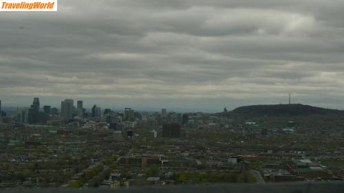 Kanada: montreal2 / Aussicht vom Olympiatower, das Wetter ist trotz der Jahreszeit noch etwas frostig