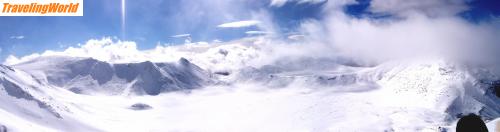 Neuseeland: 20 tongariroüberblick / Blick über winterliche Vulkanlandschaft des Tongariro