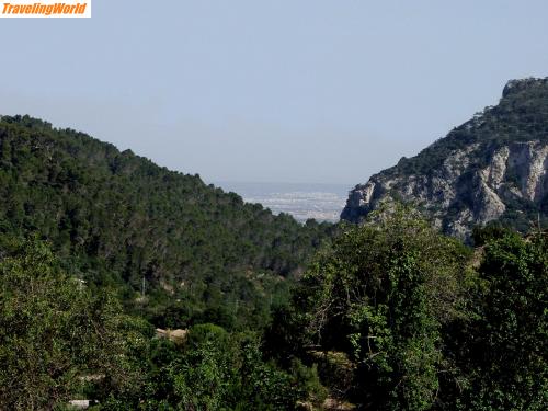 Spanien: M046 / Blick von Valdemossa auf Palma 
