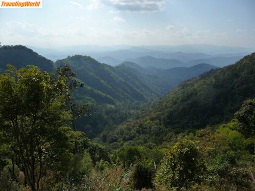 Thailand: web0713-Aussicht / Nähe Samoeng - westlich von Chiang-Mai