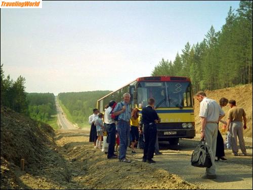 Russland: 03 e7 Strasse nach Irkutsk / 