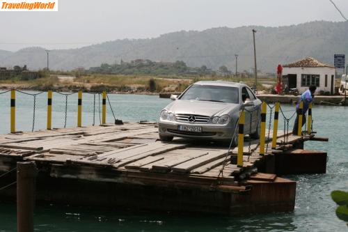 Albanien: Fähre-nach-Xarre / \" Fähre \" Butrint Richtung Griechenland