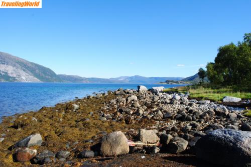 Norwegen: Fjordpaddeln006 / Soerfolda - Blickrichtung landeinwärts