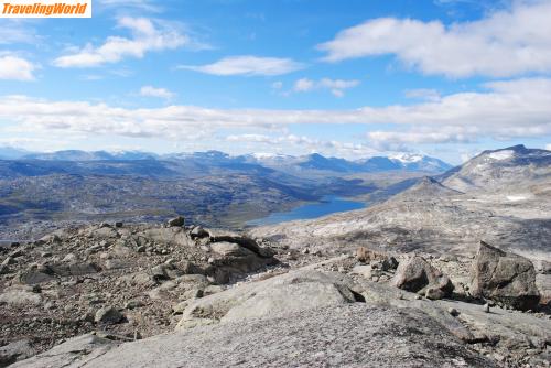 Norwegen: Skjomdalen001 / Skjomdalen - Blick vom Dulbot zum Kobbvatnet.