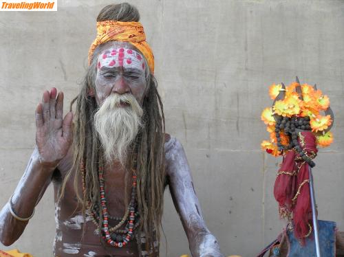 Indien: File_003 / Sadhu in Varanasi